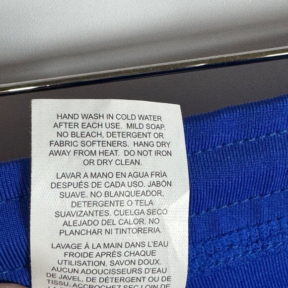 NWT Dolfin Aquashape Women's Swim Leggings Size S Blue Sun Protection Low Rise - Picture 10 of 16